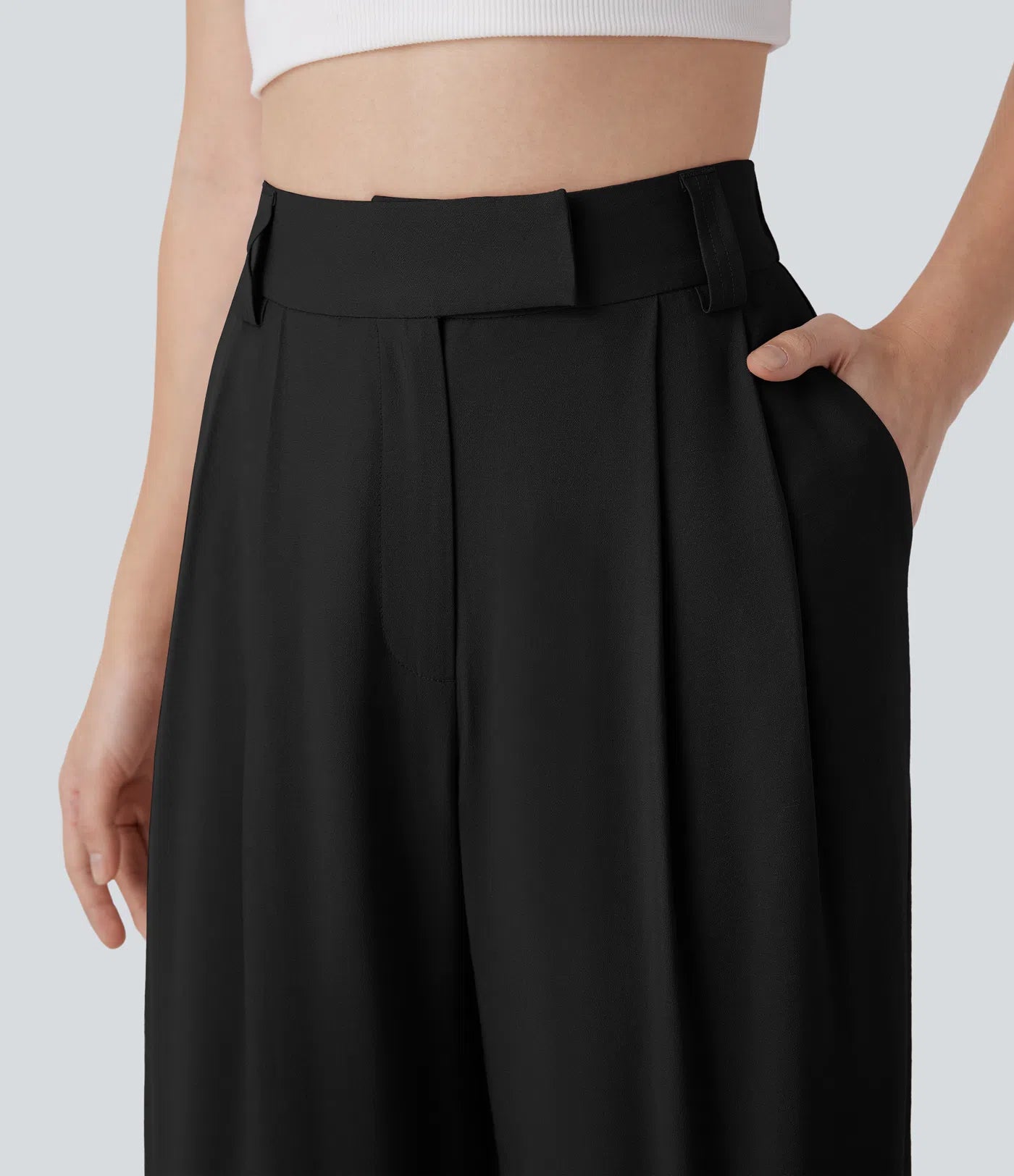 Cloudy - Pantalones Anchos Casuales con Bolsillos