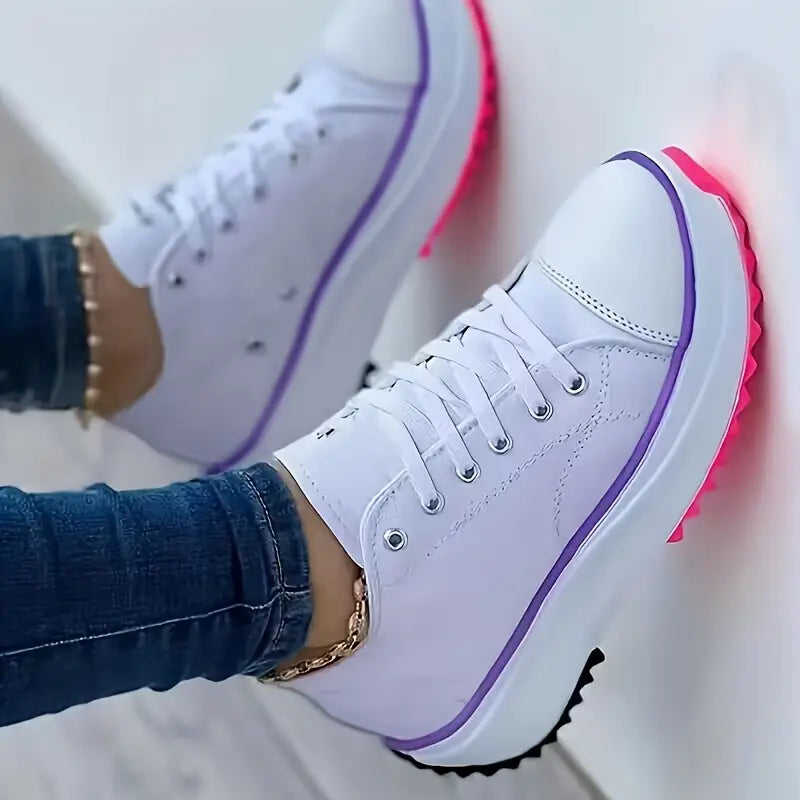 Tina - Zapatillas Casuales de Plataforma para Mujer