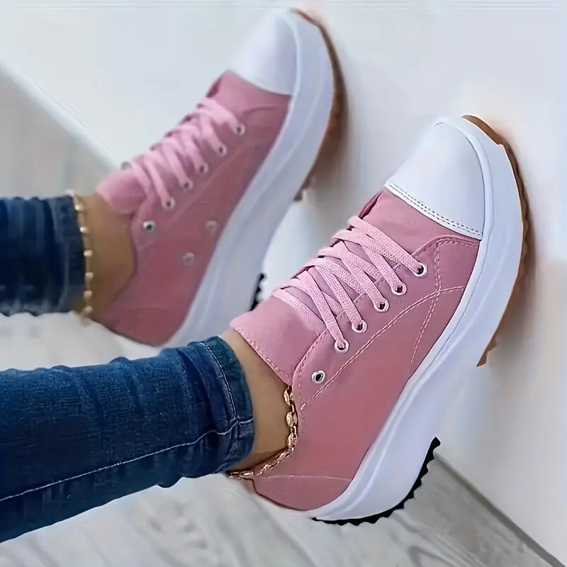 Tina - Zapatillas Casuales de Plataforma para Mujer