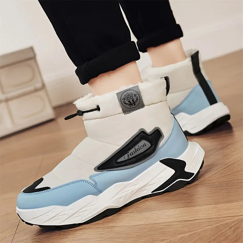Aiden - Botas de Nieve de Caña Alta con Forro de Vellón - Cálidas, Elegantes y Cómodas