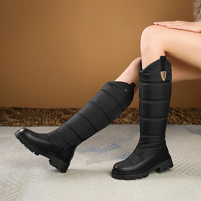 Ades - Botas Largas Impermeables Acolchadas Antideslizante