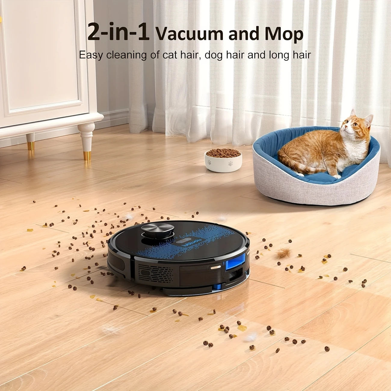 Aspiradora robot y fregadora combinada 4000Pa