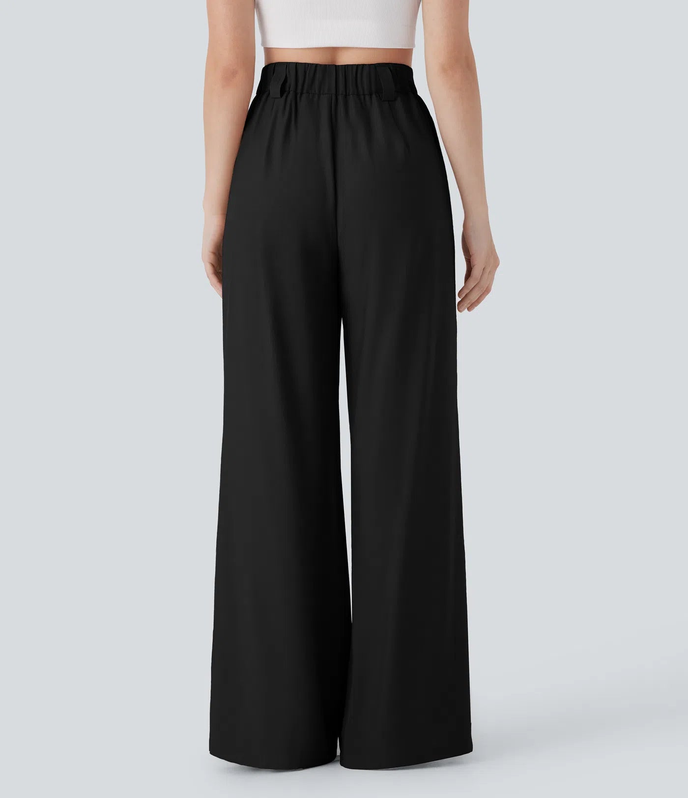 Cloudy - Pantalones Anchos Casuales con Bolsillos