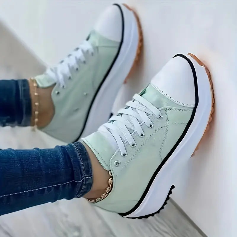 Tina - Zapatillas Casuales de Plataforma para Mujer