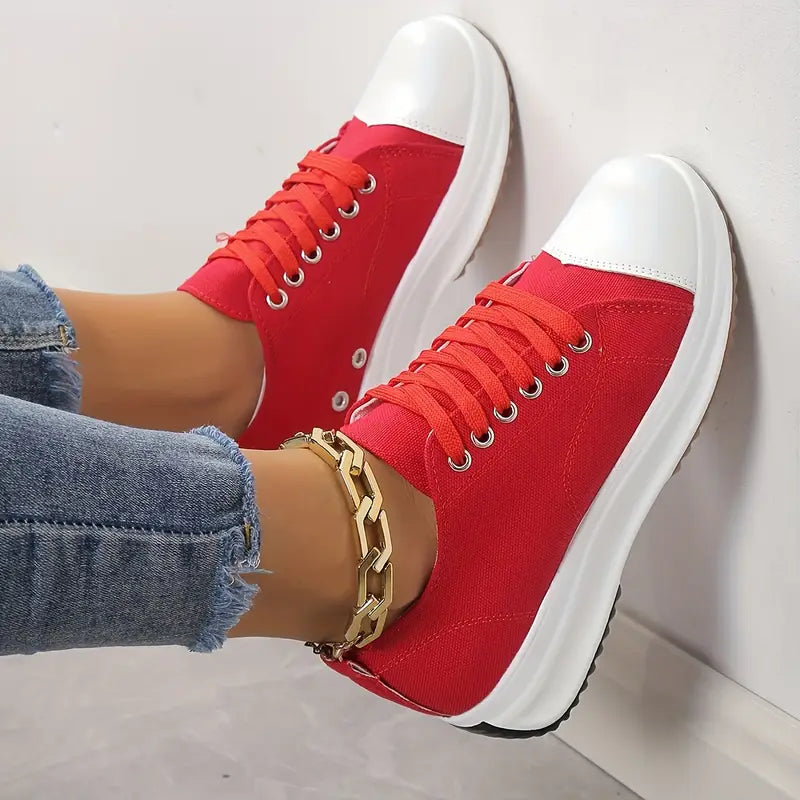 Tina - Zapatillas Casuales de Plataforma para Mujer