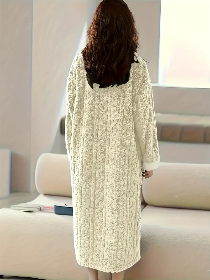 Albornoz de Invierno para Mujer en Vellón Cálido