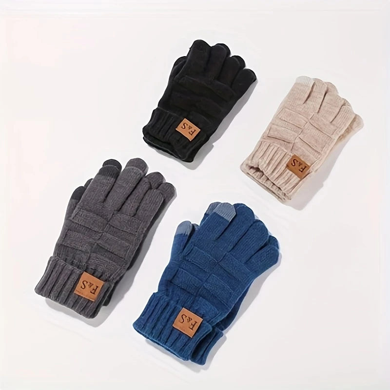 3 piezas Conjunto de punto de acrílico para invierno