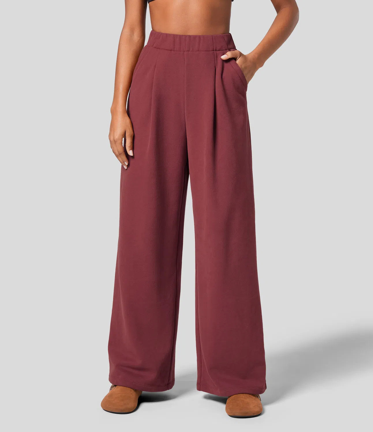 Siena - Pantalon Polar Tiro Alto Eslástico