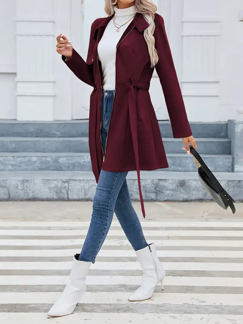 Aruka - Remera Trench Casual con Bolsillos