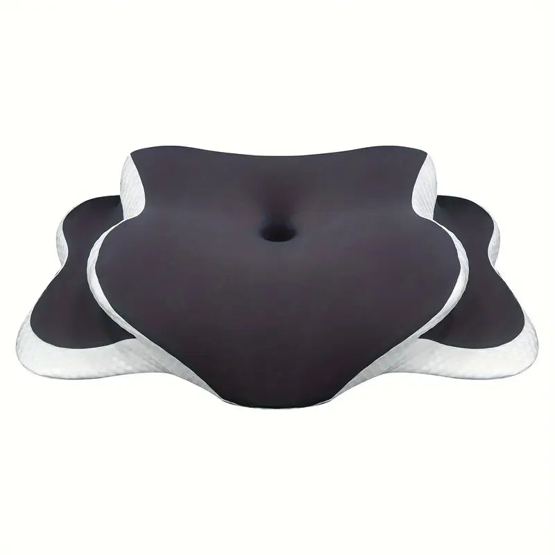 Almohada de espuma viscoelástica ergonómica para el cuello para un sueño cómodo