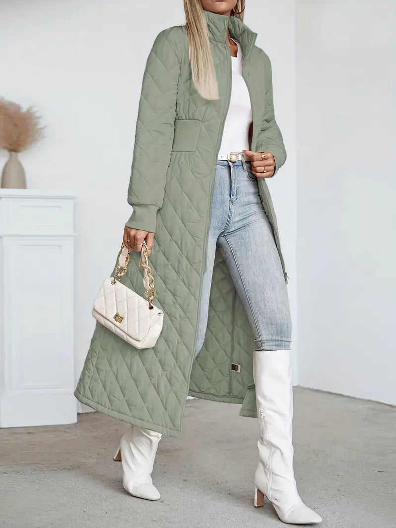 Veronica - Chaqueta Larga de Mujer Acolchada