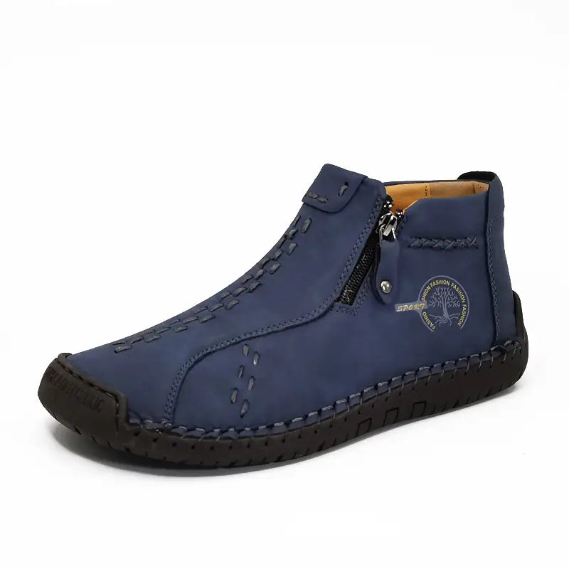 Green - Botines de Piel Ergonómicos para Hombre