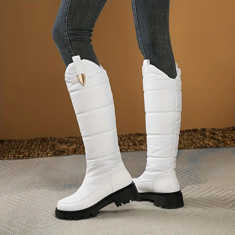 Ades - Botas Largas Impermeables Acolchadas Antideslizante