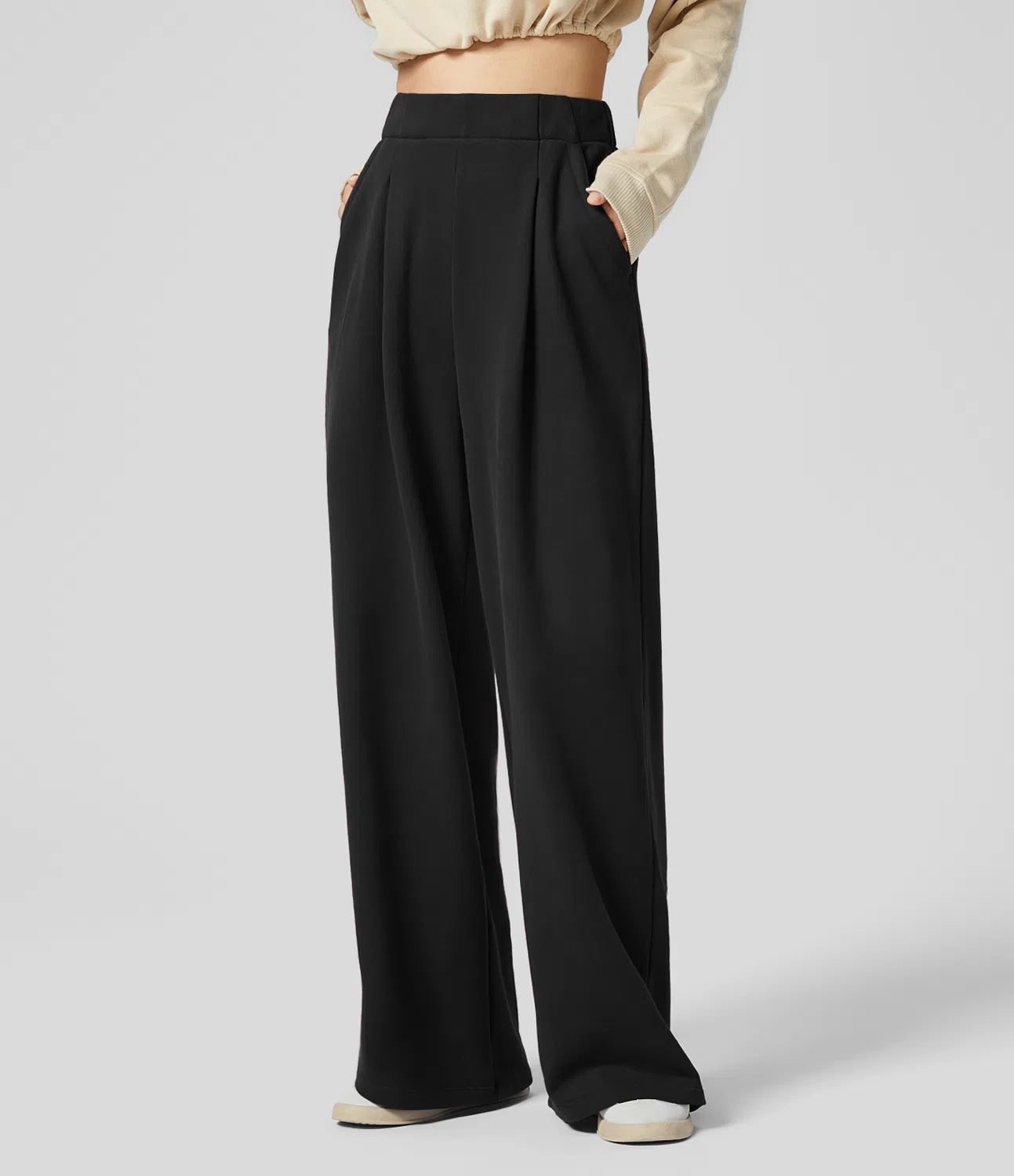 Siena - Pantalon Polar Tiro Alto Eslástico