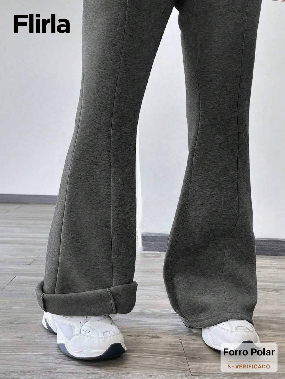 Olivia - Pantalones Térmicos Tipo Bota Campana