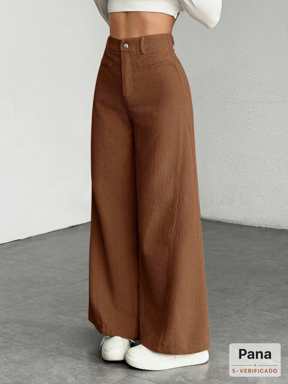 Iliana - Pantalón de Pana Bota Campana