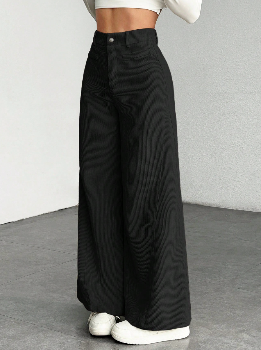 Iliana - Pantalón de Pana Bota Campana