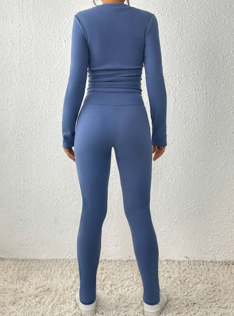 Nora - Enterizo Camiseta y Leggins Interior Polar
