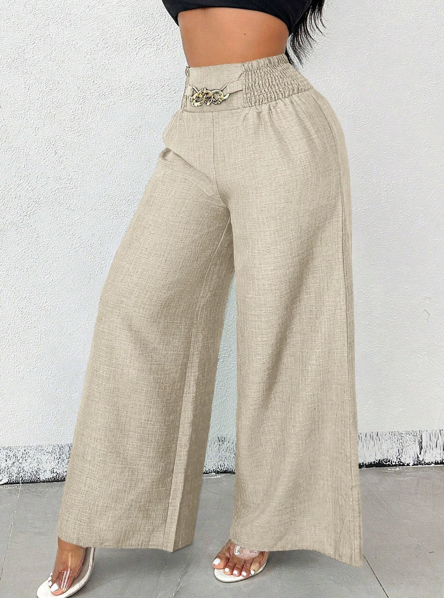 Adelini - Pantalon Elegante de Vestir con Cinturon Gratis Estilo Bota Campana