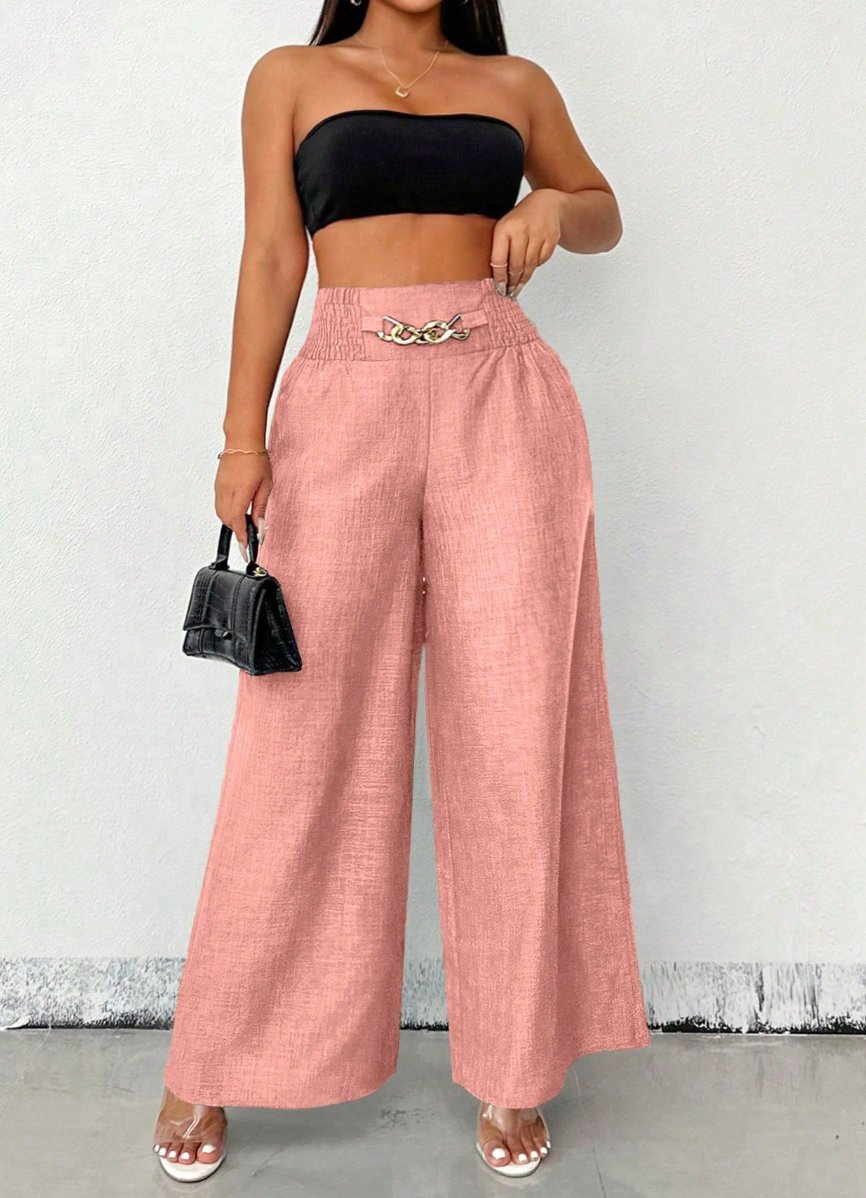 Adelini - Pantalon Elegante de Vestir con Cinturon Gratis Estilo Bota Campana