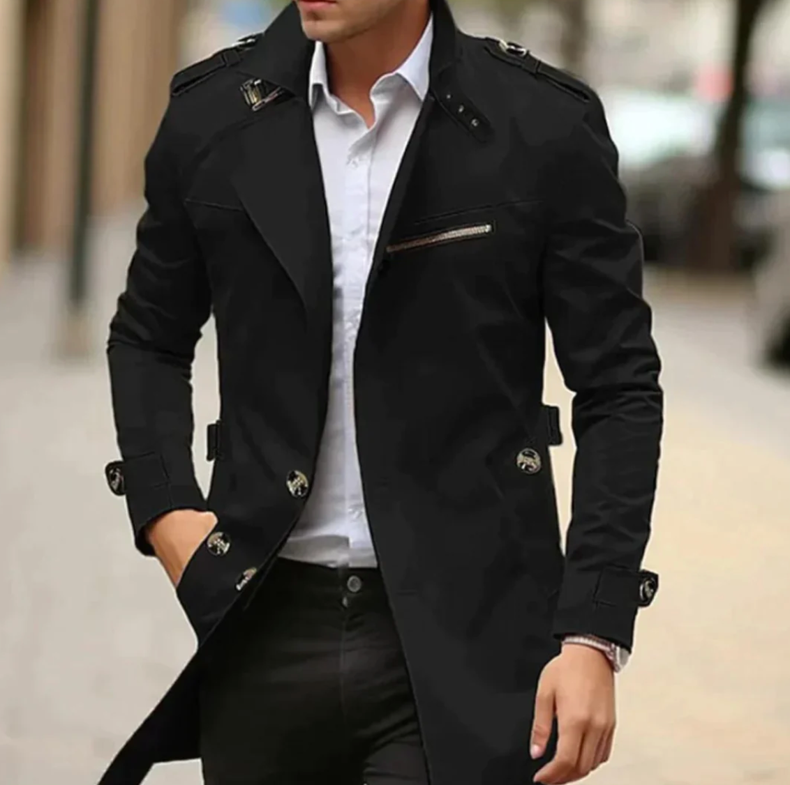 Jill - Remera Larga Elegante de Hombre