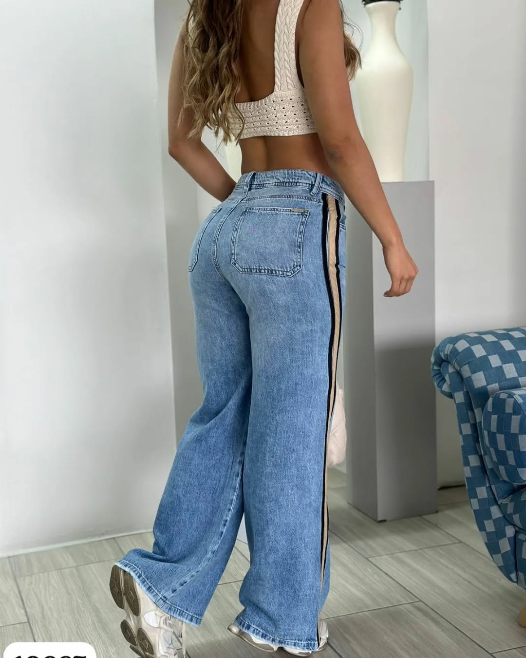 Jean Cargo Adas - Push Up con Control de Abdoen