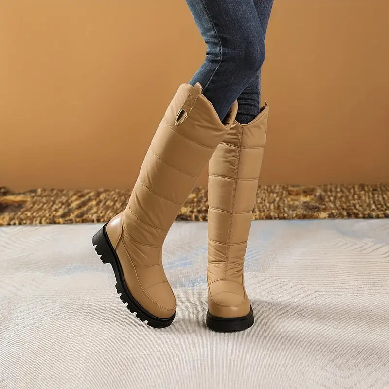 Ades - Botas Largas Impermeables Acolchadas Antideslizante