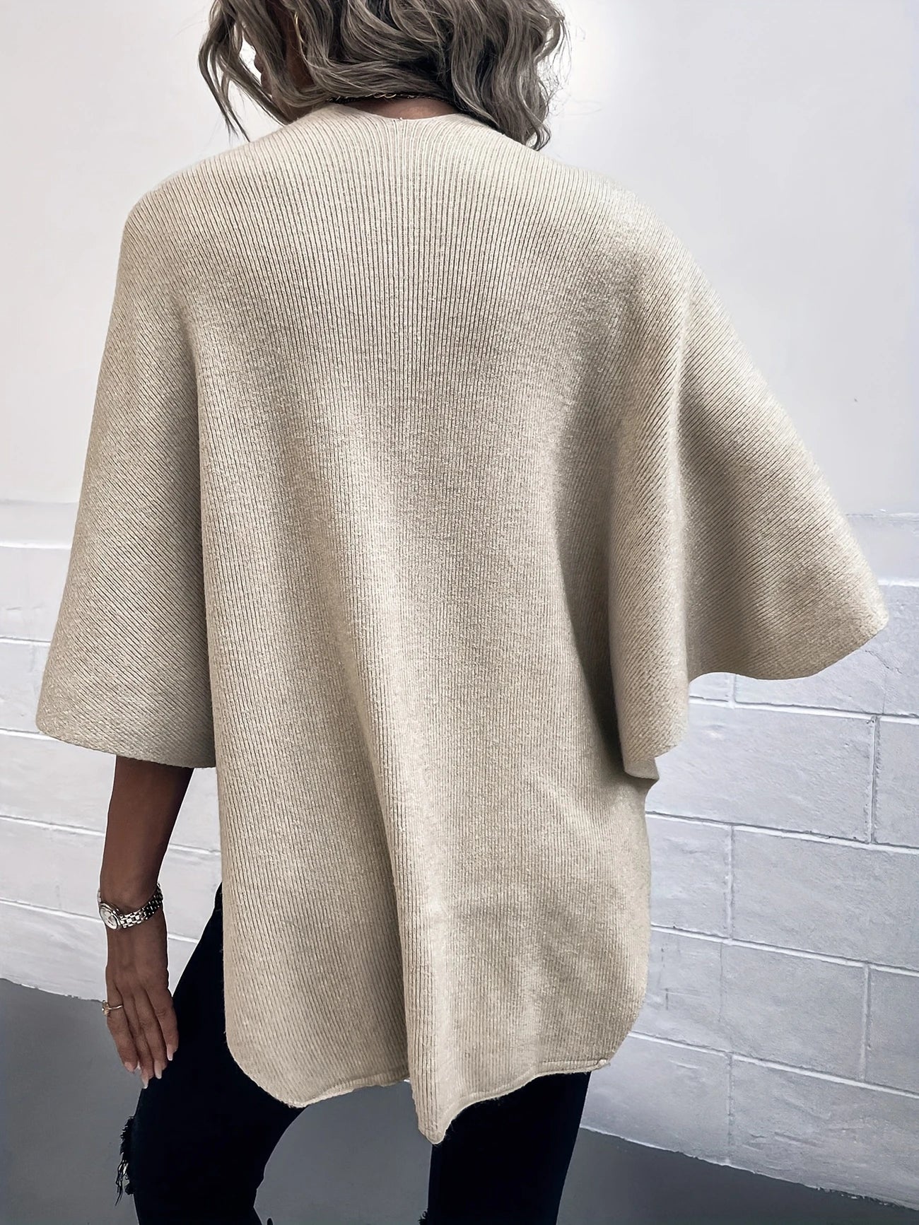 Premier - Poncho de Capa Ajustable y Holgada