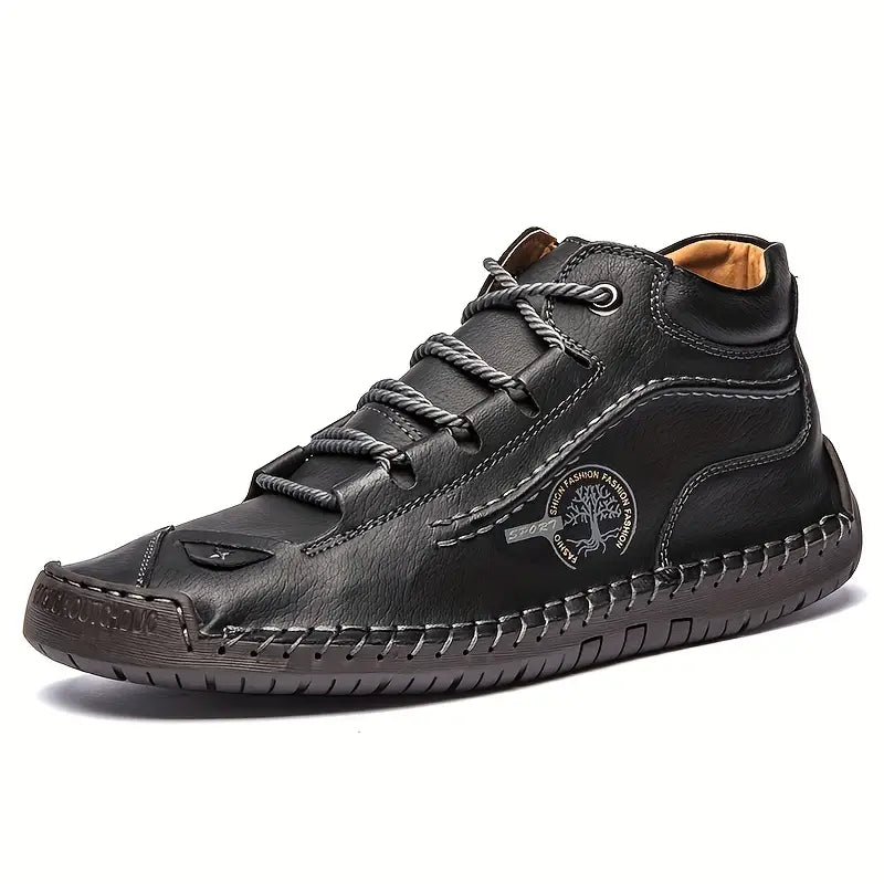 Bleu - Botines de Piel Ergonómicos para Hombre