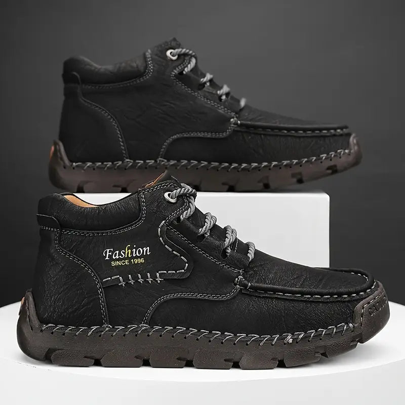 Enzo - Botines de Piel Ergonómica para Hombre