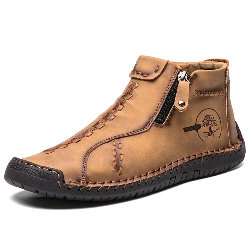 Green - Botines de Piel Ergonómicos para Hombre