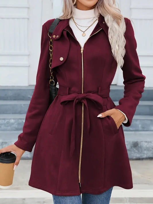 Aruka - Remera Trench Casual con Bolsillos