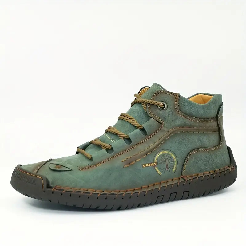 Bleu - Botines de Piel Ergonómicos para Hombre