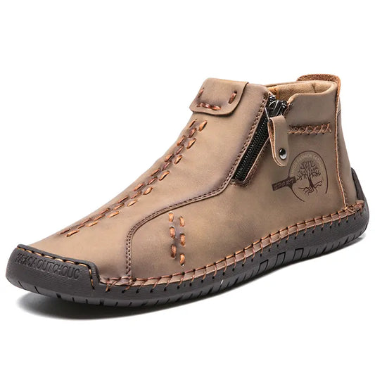 Green - Botines de Piel Ergonómicos para Hombre