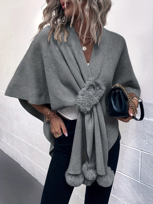 Premier - Poncho de Capa Ajustable y Holgada