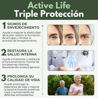 ActiveLife® NAD+ de Alta Pureza – La Revolución Anti-Envejecimiento OFERTA 2X1