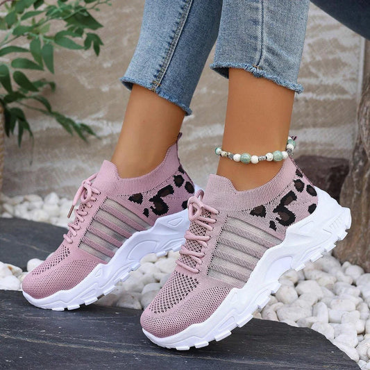 Zapatillas Deportivas de Mujer con Detalles de Animal Print