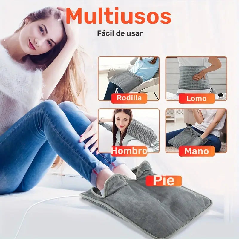 Alfombra calentadora de pies eléctrica para el hogar en invierno