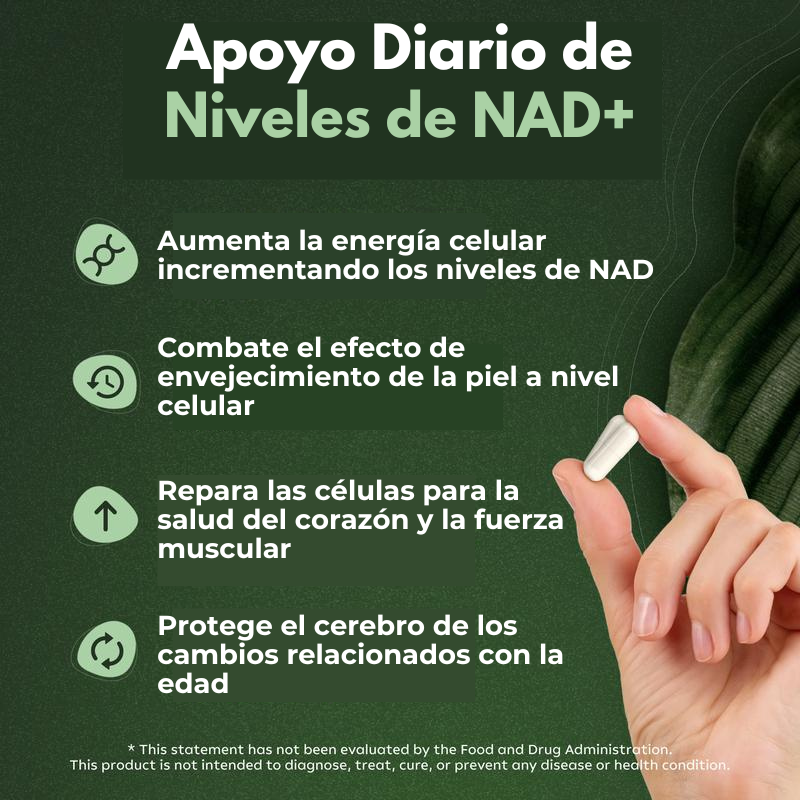 ActiveLife® NAD+ de Alta Pureza – La Revolución Anti-Envejecimiento OFERTA 2X1