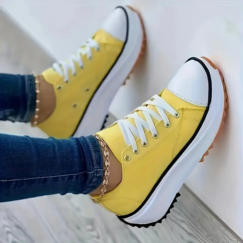 Tina - Zapatillas Casuales de Plataforma para Mujer