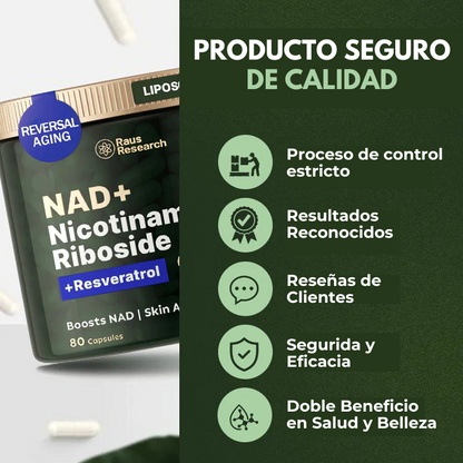 ActiveLife® NAD+ de Alta Pureza – La Revolución Anti-Envejecimiento OFERTA 2X1