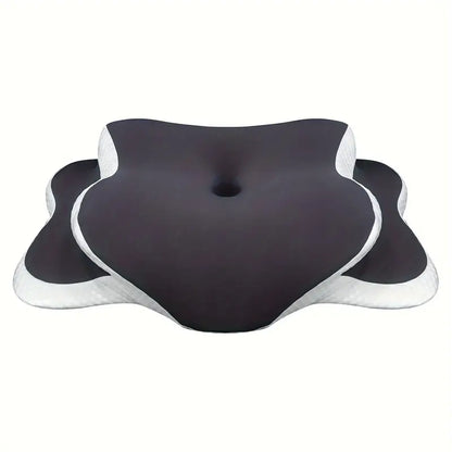 Almohada de espuma viscoelástica ergonómica para el cuello para un sueño cómodo