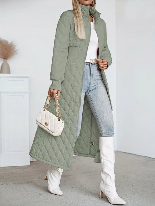 Veronica - Chaqueta Larga de Mujer Acolchada