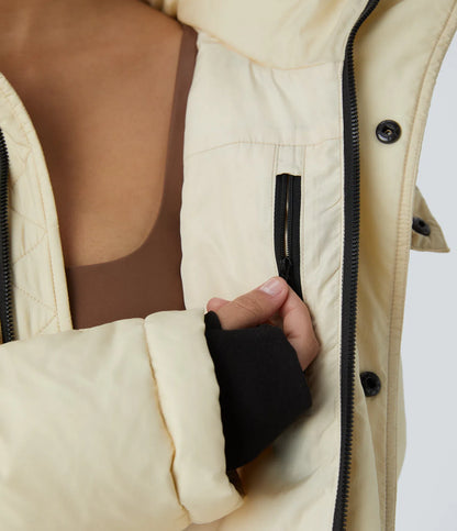 Inverna - Remera Acolchada Impermeable con Múltiples Bolsillos