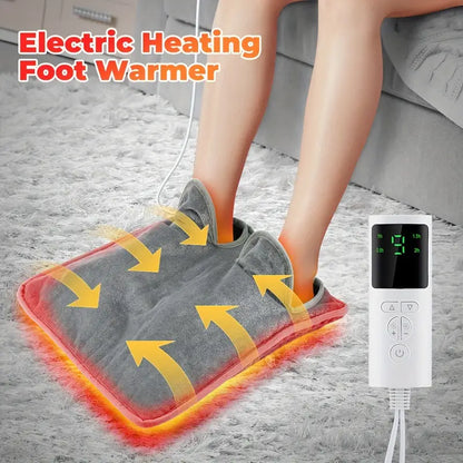 Alfombra calentadora de pies eléctrica para el hogar en invierno
