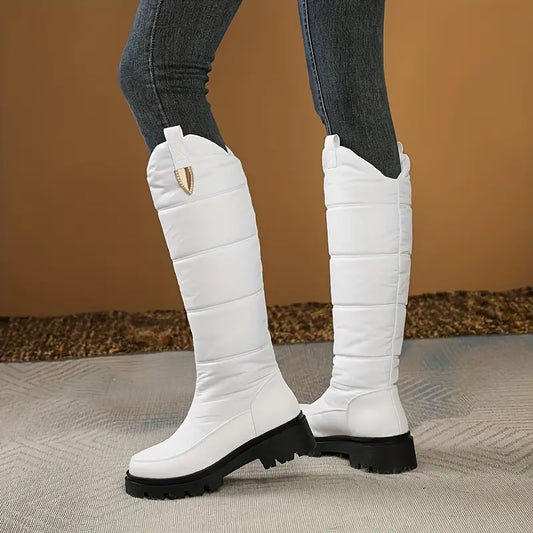 Ades - Botas Largas Impermeables Acolchadas Antideslizante