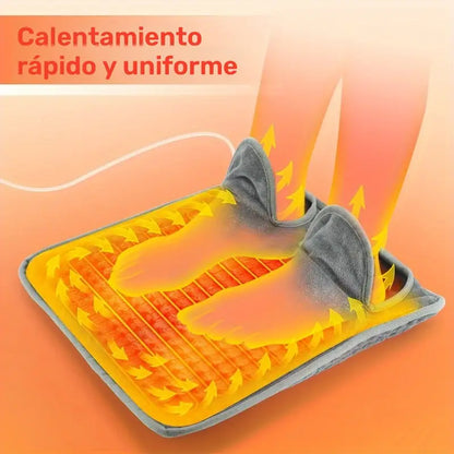 Alfombra calentadora de pies eléctrica para el hogar en invierno