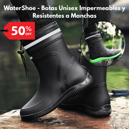 WaterShoe - Botas Unisex Impermeables y Resistentes a Manchas