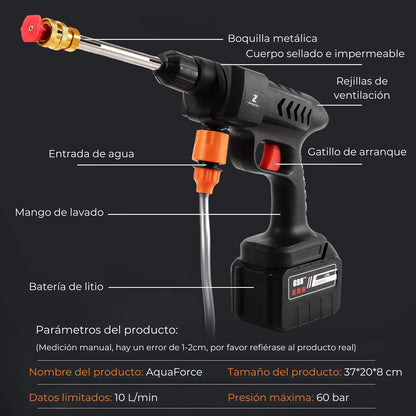 Aqua Force - Pistola Limpiadora Gran Potencia