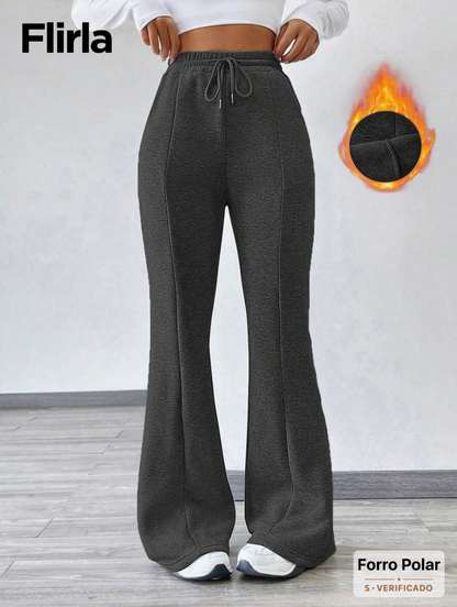 Olivia - Pantalones Térmicos Tipo Bota Campana